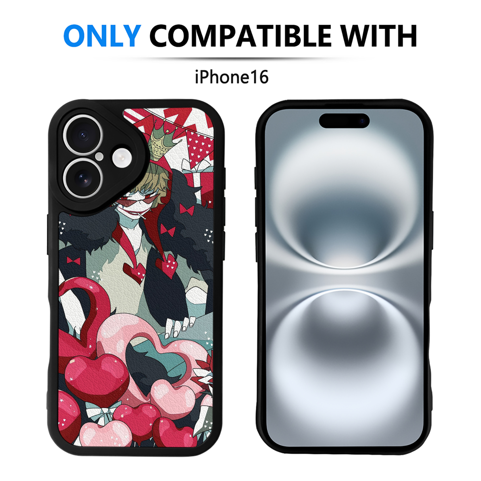 （画像用） ワンピース ONE PIECE 【iPhone 16シリーズ対応】シリコンスマホケース（レザー調） 材質：シリコン